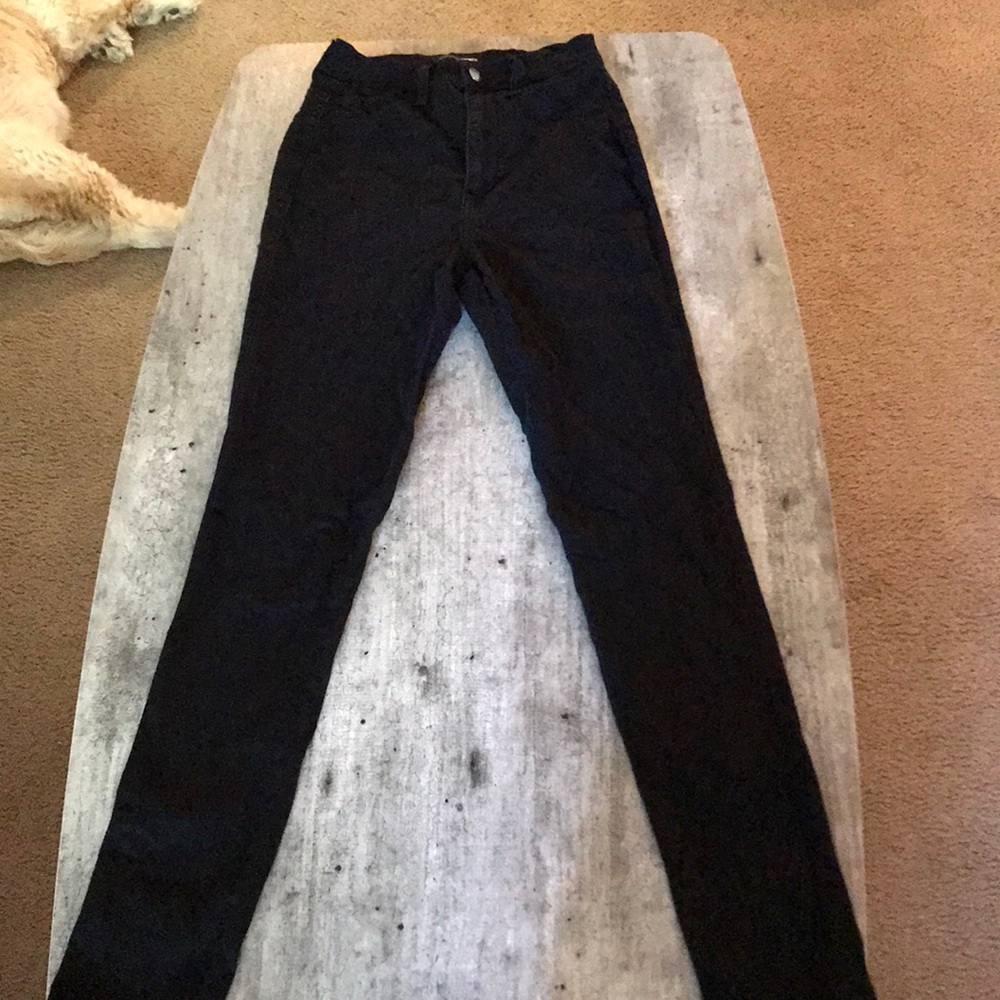 Black High Waisted Fashion Jeans
